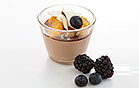 Mousse au Chocolat mit karamellisierten Orangenfilets